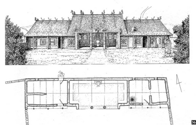 Domus Regia. Reconstrucción hipotética.